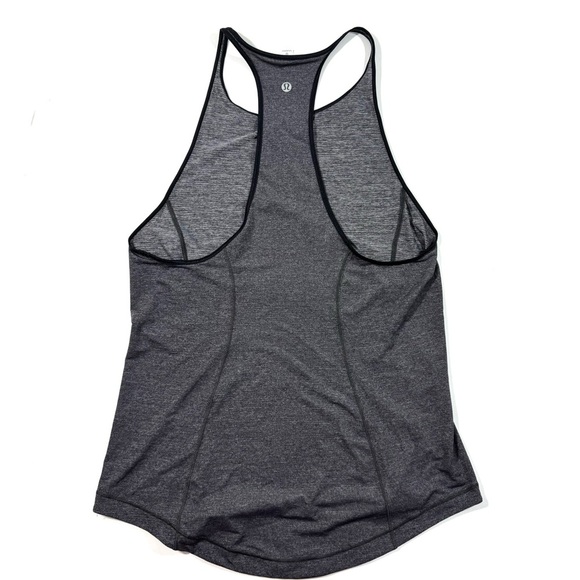 Lululemon Time To Sweat Tank Heathered Black - Picture 2 of 5